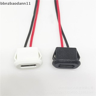 [BBNZDD] 2 Pin USB-C Loại Đầu Nối USB Chống Thấm Nước Directpression Đế Nữ Ổ Cắm Giao Diện Sạc BVAH