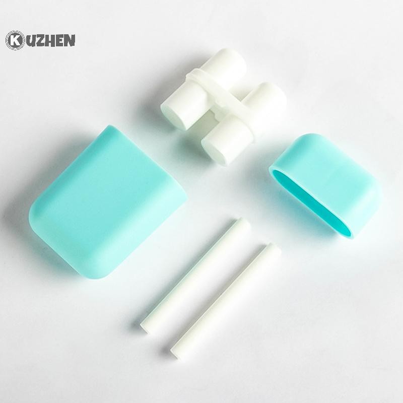 KUZHEN 10 Chiếc Ống Hít Nhựa Trong Suốt Thiết Kế Hai Lỗ Tránh Ngủ Rỗng HOT