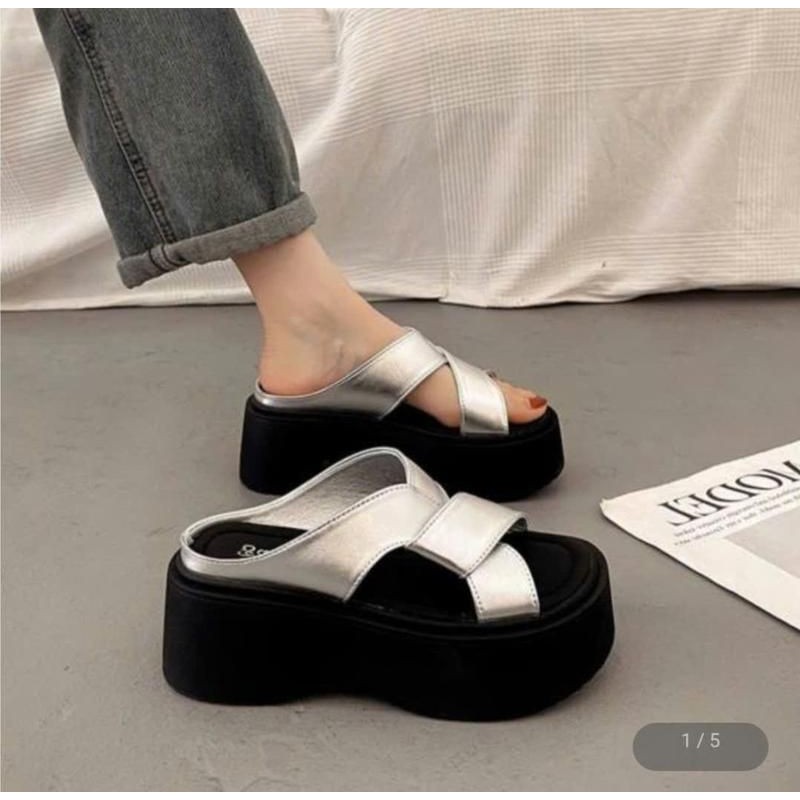 DÉP QUAI XOẮN HẬU CHÌM ĐẾ CAO 7CM DÒNG HÀNG CAO CẤP XX
