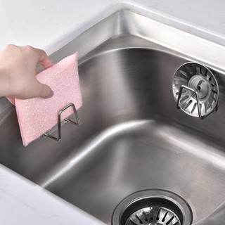 Bọt Biển Giá Đỡ Dính Bồn Rửa Caddy SUS304 Thép Không Gỉ Chống Rỉ Sét Chống Thấm Nước Nhanh Khô Cho Phụ Kiện Nhà Bếp Sử Dụng kim loại xốp nhỏ gọn chắc chắn phù hợp dùng cho gia đình căn hộ văn phòng và không gian nhỏ
