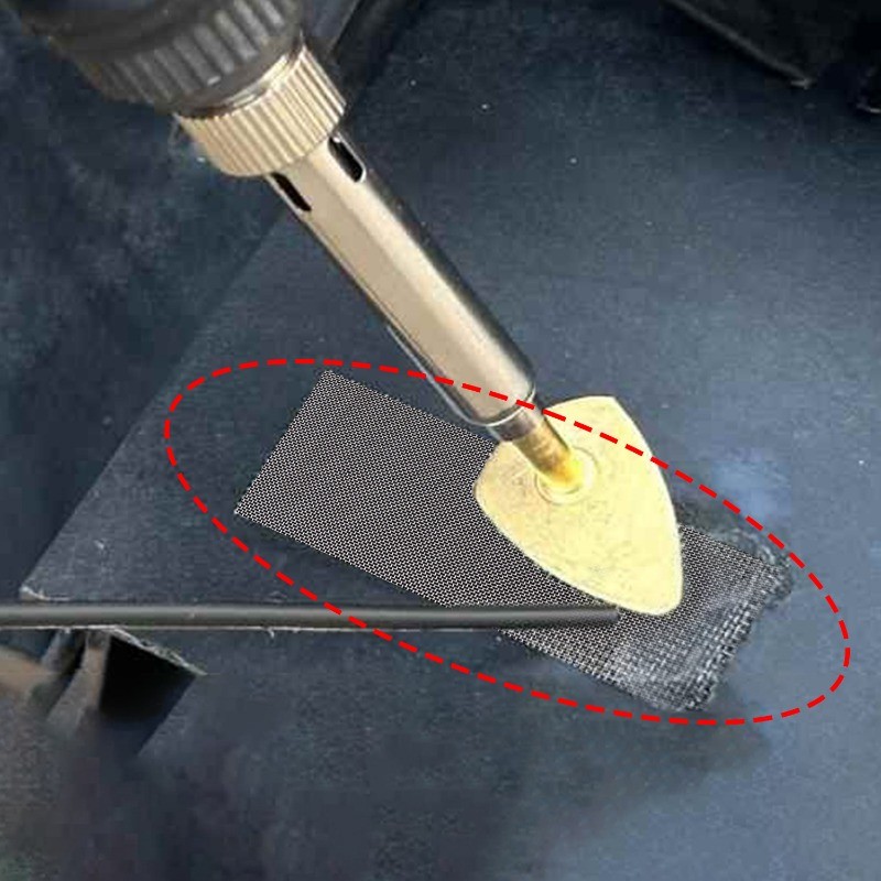 Lưới sửa chữa kim loại mềm chất lượng cao 2Sizes - Miếng dán dây hàn chống mài mòn - Đồ dùng bảo vệ ô tô đa năng