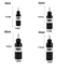 Mực xăm AMBU, 30 / 60 / 80 / 90ML Màu thực hành xăm đen, Hình xăm nghệ thuật cơ thể Sắc tố Hình xăm Đồ dùng hình xăm