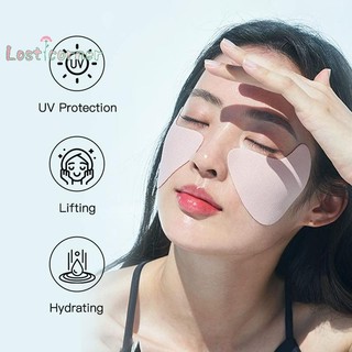 Lostcorner 1 / 5 Cặp Miếng Dán Mặt Golf Chống Mồ Hôi Chống Nắng Miếng Dán Chống Nắng Cho Mùa Hè Hoạt Động Ngoài Trời Mới