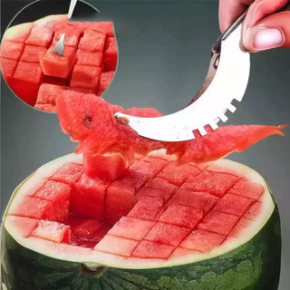 Cantaloupe Dao Chia Thép Không Gỉ Máy Thái Trái Cây Dưa Hấu Cắt Dicing Dụng Cụ Nhà Bếp Mùa Hè phù hợp dùng cho gia đình căn hộ văn phòng và không gian nhỏ giúp sắp xếp làm sạch gọn gàng và sử dụng hằng ngày tiện lợi
