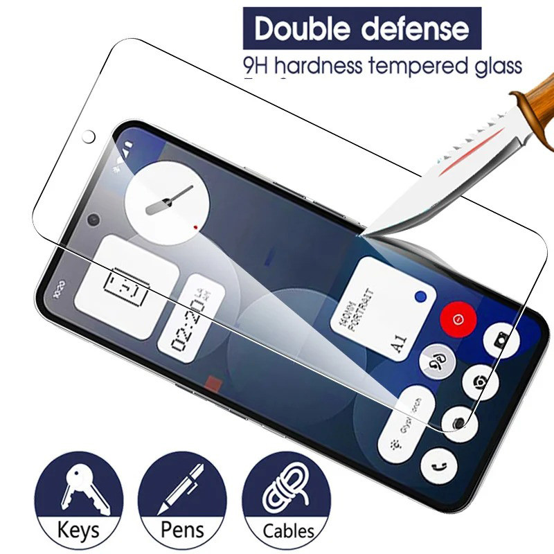 Phim bảo vệ màn hình kính cường lực For Nothing Phone (3a) / (3a) Pro 9H 2.5D