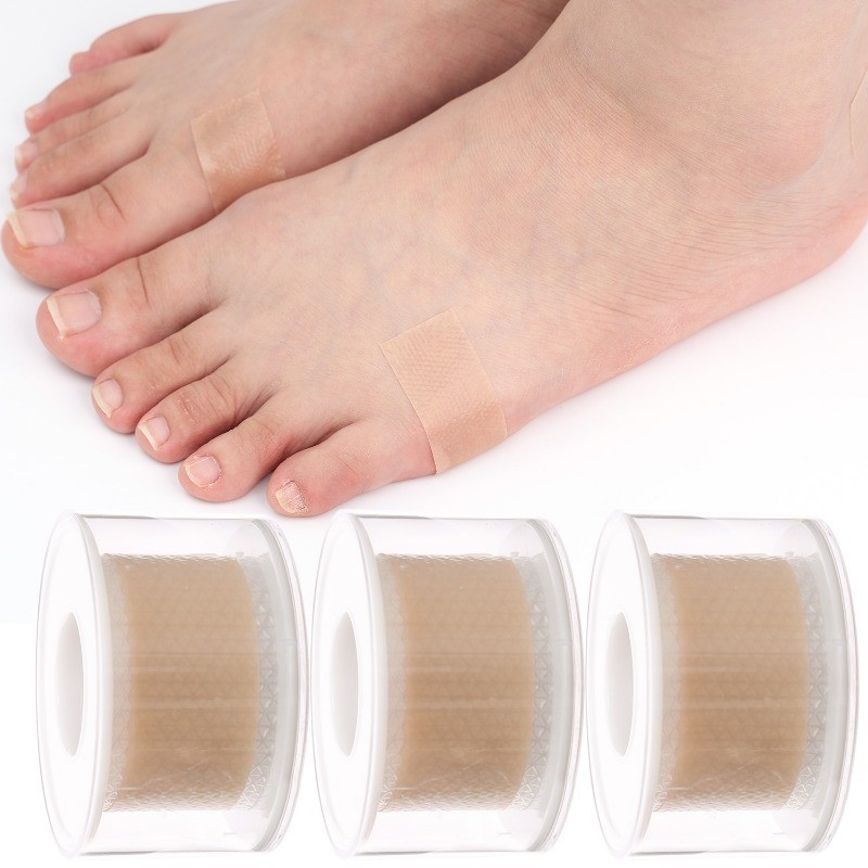 Miếng dán bảo vệ gót chân bằng Gel 1 / 2 / 4Rolls - Miếng dán giày lót gót chân có thể cắt được - Giảm đau chân - Miếng dán vỉ chân vô hình - Chống mài mòn, Chống thấm nước, Tự dính