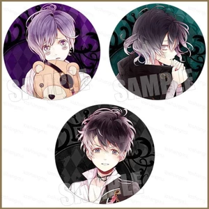 HK1 DIABOLIK LOVERS Tinplate Huy hiệu Shu SAKAKI Phụ kiện Anime Ngoại vi KH1