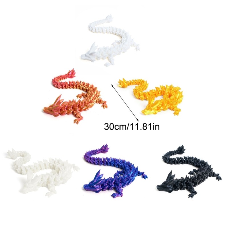 VIC In Hình Mô Hình Rồng Tượng Độc Đáo Màu Sắc Tươi Sáng Đồ Chơi Hiển Thị Hình Hành Động