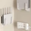 ITRUMPET 2 Chiếc Giá Đỡ Hộp Set-top, Nhựa Không Cần Khoan Router Giá Đỡ, Giá Để Đồ Bền Treo Tường Di Động Cho Phòng Khách