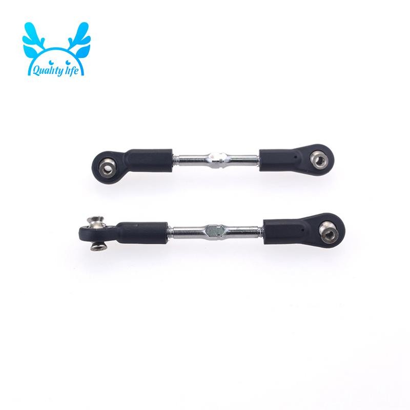 2 Chiếc 8124 Kim Loại 75-85 Mm Cần Lái Cho 1 / 8 9116 9020 9072 9071 9203 08425 08426 08427 08428 Rc Phụ Kiện Xe Hơi