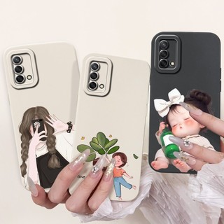 Dành Cho OPPO A74 4G Ốp Lưng CHP2219 Vỏ Bảo Vệ Thỏ Đáng Yêu Hoạt Hình Silicon Mềm Cho OPPO A95 F19 F19S Reno 6 Lite Vỏ