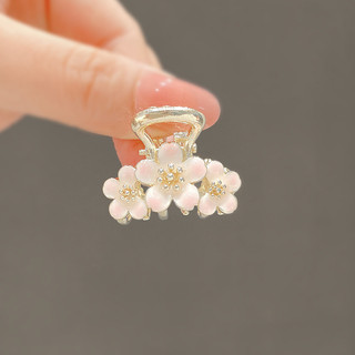 MAUROPOLI [Sẵn sàng] Phong cách mới Phong cách Nhật Bản Mùa xuân Hoa anh đào Kẹp nhỏ Kẹp trên cùng dễ thương Kẹp phụ kiện tóc Kẹp mũ đội đầu Kẹp cá mập nhỏ