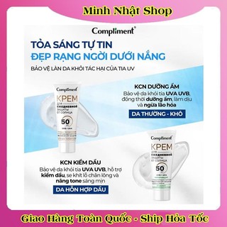 Kem Chống Nắng Compliment Spf 50 UVB + UVA phù hợp da khô, da dầu và da hỗn hợp của Nga