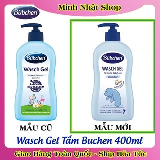 Bộ Sữa Tắm Gội, Kem Dưỡng Da, Kem Hăm Cho Trẻ Sơ Sinh Bubchen 400ml - Nội địa Đức Đủ Bill