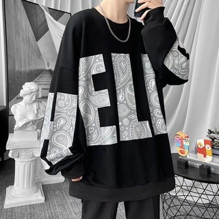 Áo Sweater Hello Cổ Tròn Sweater From Rộng Phong Cách Nam Nữ Phom Rộng Phong Cách -Nam Nữ Top Women Menswear