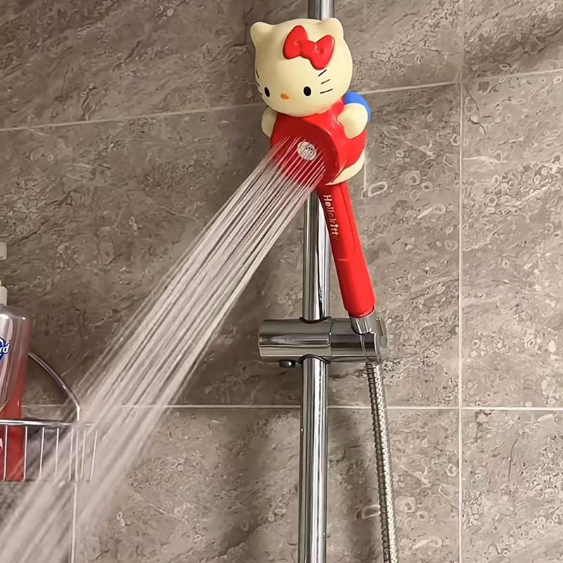 Thiết kế mèo dễ thương Đầu vòi hoa sen hoạt hình Vòi hoa sen Đồ dùng phòng tắm gia đình