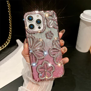 Ốp Điện Thoại Mạ Hoa Kim Cương Flash Cho iPhone 16 11 12 13 14 15 Pro Max 15 16 plus Ống Kính Bảo Vệ Camera Vỏ Chống Sốc TPU Vỏ Mềm Vỏ Bảo Vệ Điện Thoại