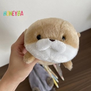 < Honeyba > Hộp đựng bút chì sang trọng nhỏ dễ thương Hình động vật hoạt hình Túi đựng bút búp bê văn phòng phẩm Đồ dùng học tập Hộp đựng bút chì sang trọng