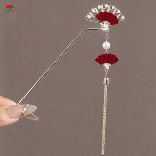 Trung Quốc Quạt Hình Tua Rua Tóc Dính Với Tua Dài Thiết Kế Vintage Tóc Cho Ngày Lễ Đảng Phụ Kiện Tóc