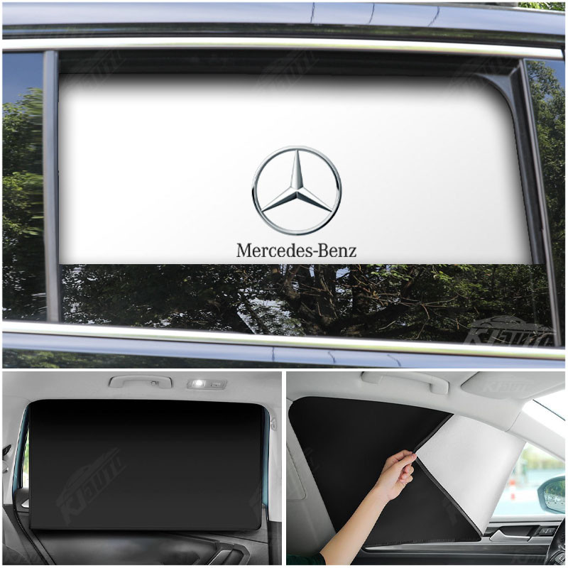Mercedes Benz Tấm che nắng có thể gập lại Kính chắn gió Tấm che nắng ô tô Công cụ làm mát chặn tia cực tím cho GLE Class E Class C Class GLC Class A Class CLA Class V Class GLA Class Sprinte
