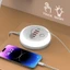Bộ chuyển đổi sạc WU USB C đa cổng với đèn LED tròn sáng tạo thông minh