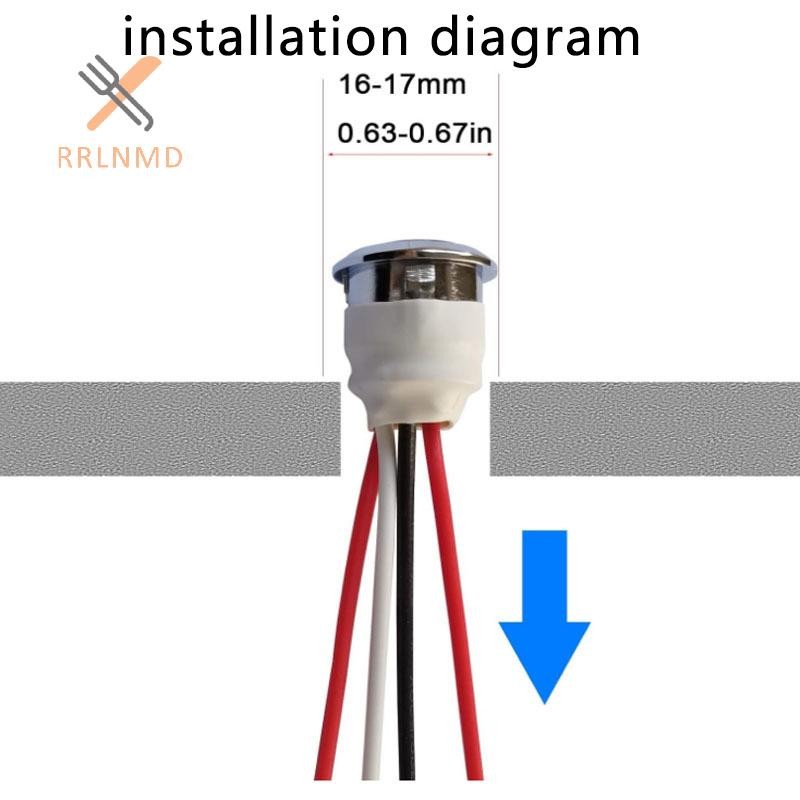 RRLNMD 1 DC 5V -24V Điều khiển độ sáng điều chỉnh độ sáng LED Bộ điều chỉnh độ sáng 12v Công tắc cảm ứng cho đèn dải LED Bộ điều khiển độ sáng có thể điều chỉnh độ sáng vô cấp MỚI