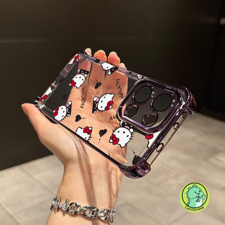 Vỏ Mèo Dễ Thương Cho OPPO A5X A5 A3 Pro A3X A80 A60 A40 A76 A36 A78 A58 A58X A97 A96 A95 A94 A9 2020 5G 4G Vỏ Mạ Sang Trọng Hoạt Hình Kitty Vỏ Điện Thoại Mềm Chống Sốc