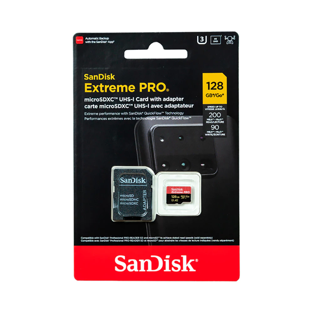 Thẻ Nhớ MicroSDXC SanDisk Extreme Pro V30 A2 64GB - 128GB - 256GB 200MB/s