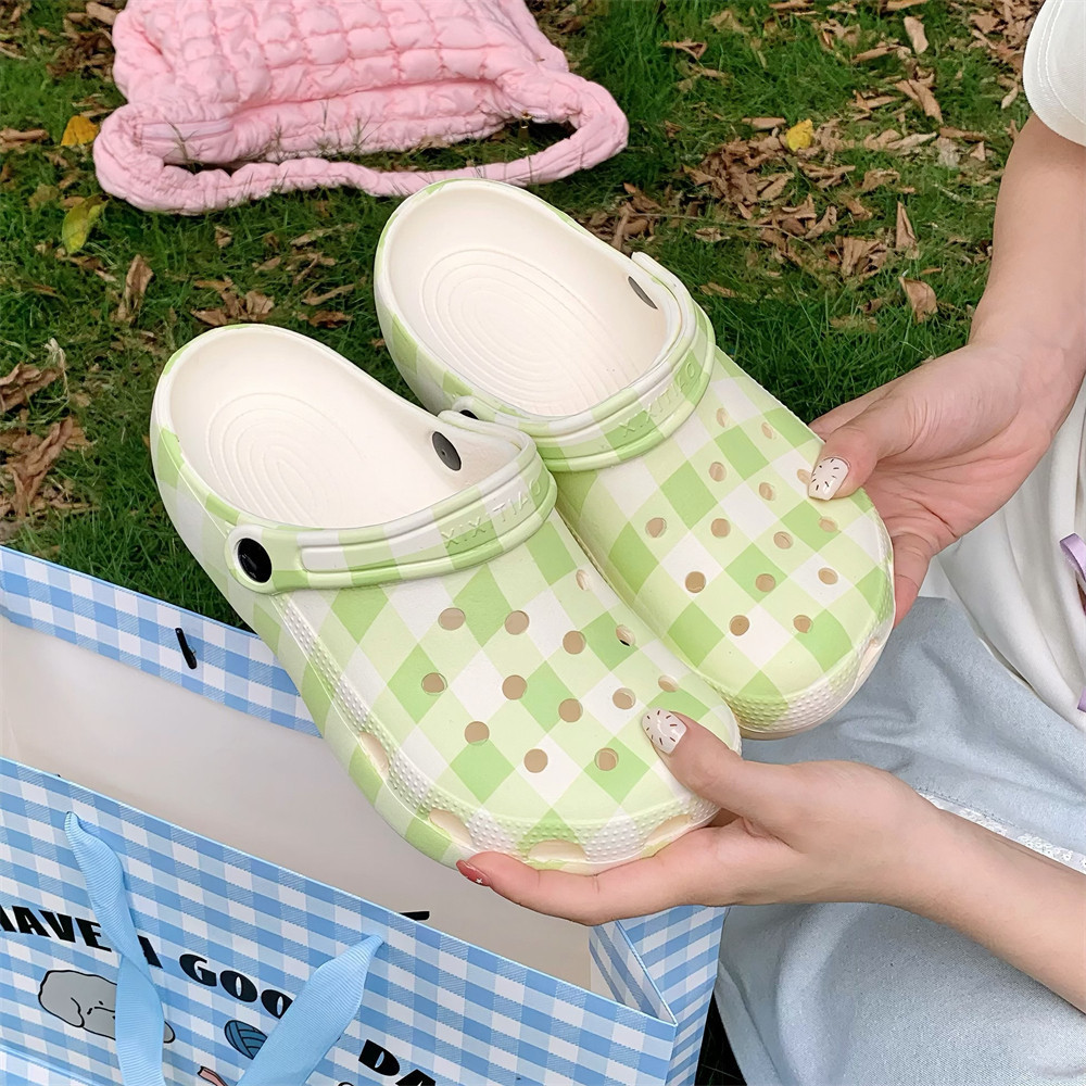XIXITIAO Dép đế mềm đơn giản Dép nữ sinh viên mùa hè đi biển Dép Nhật Bản