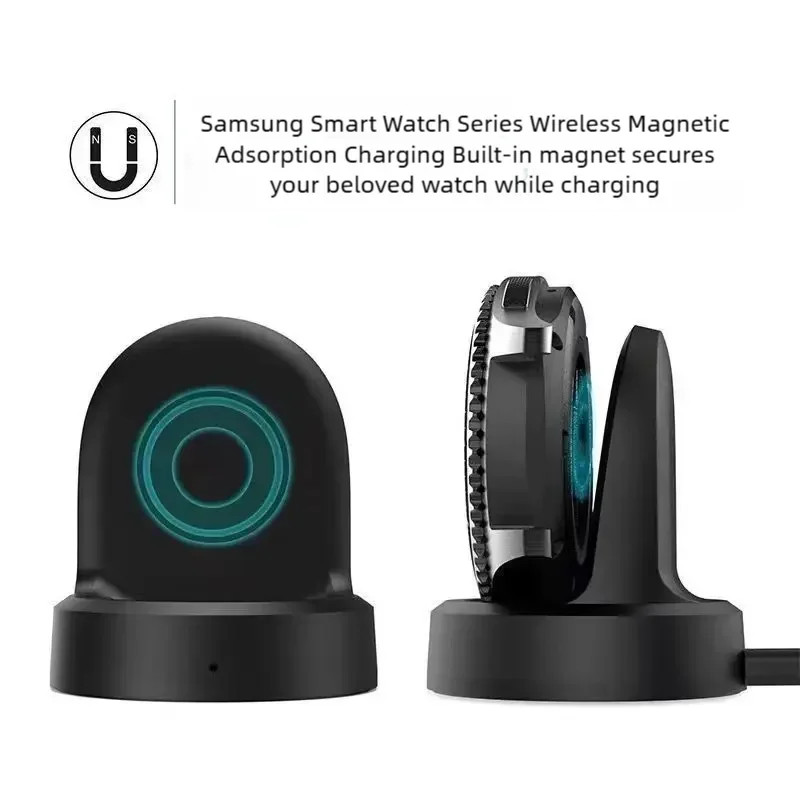 Đế Sạc Nhanh Không Dây Cho Samsung Gear S2 S3 S4 Frontier Watch Cáp Sạc USB Cho Samsung Galaxy Watch SM-R800 R810 R815