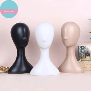 Sund Pro Nữ Nhựa Trừu Tượng Mannequin Manikin Mẫu Tóc Giả Mũ Hiển Thị Tóc Đứng VN