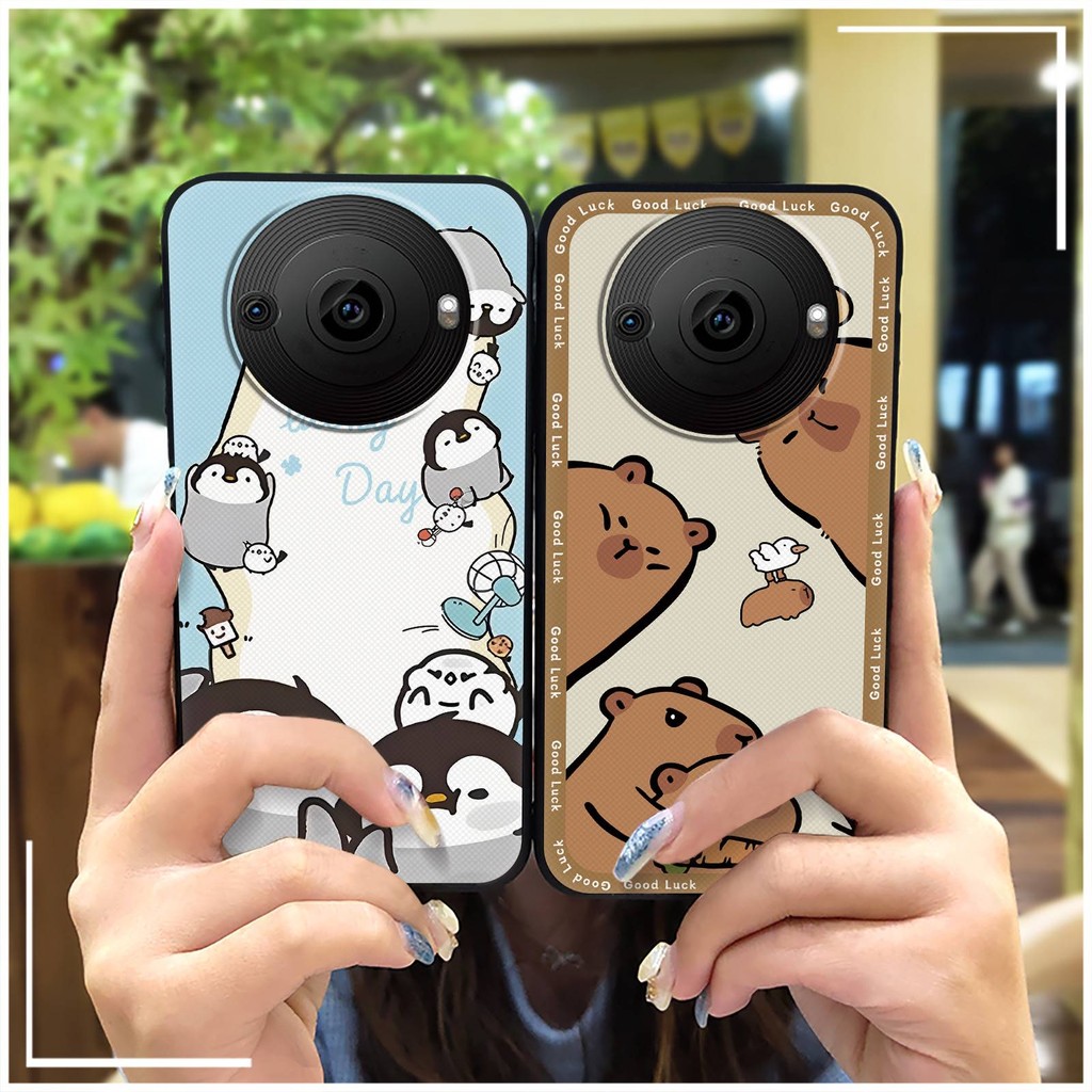 Ốp Lưng Bền Chống Va Đập Cho Sharp Aquos R8 Pro / SH-51D / R8S Pro, Bọc Toàn Bộ, Bảo Vệ Chống Sốc, Thiết Kế Hoạt Hình Graffiti, Dễ Thương