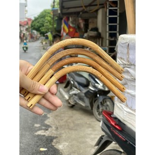 Cầu góc tre 3 khúc kẹp vanh Combo 2 cặp cho lồng chim chào mào tre già