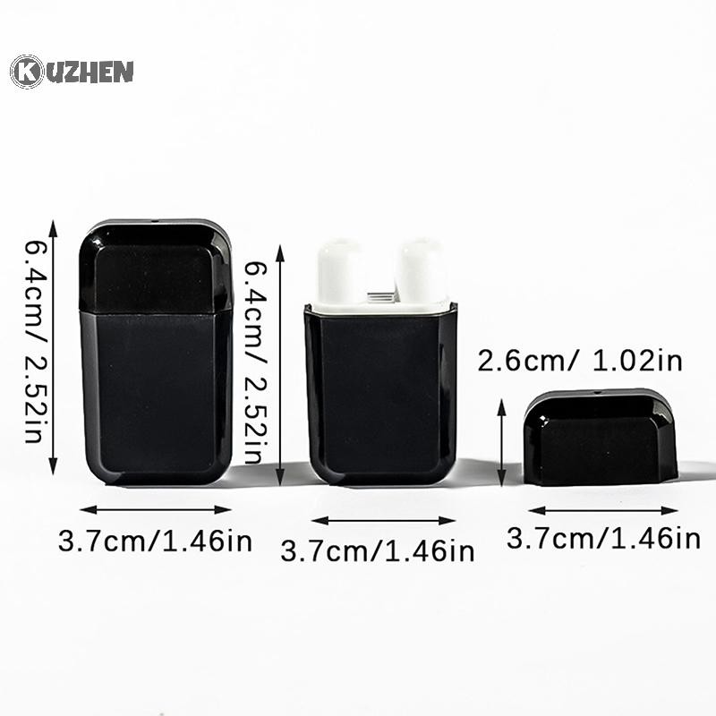 KUZHEN 10 Chiếc Ống Hít Nhựa Trong Suốt Thiết Kế Hai Lỗ Tránh Ngủ Rỗng HOT