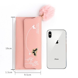 Da PU Cao Cấp Nữ Ví Dài Đa Năng Hộp Đựng Thẻ Dung Tích Lớn Có Thể Gập Lại Khóa Ví Đựng Tiền Xu