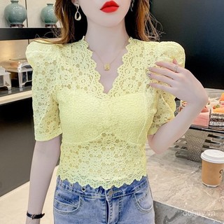 Trang phục hiện đại Philippines cho phụ nữ, áo blouse cỡ lớn, thêu lỗ đơn giản, ren tương phản, Barong cho phụ nữ, trang phục lấy cảm hứng từ ASEAN và châu Á