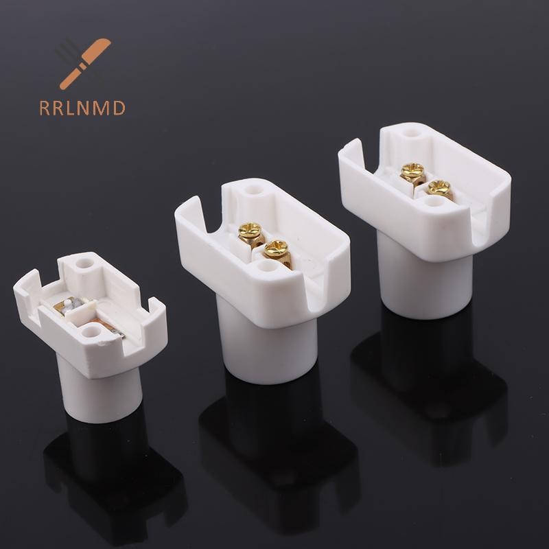 RRLNMD 1 Màu Trắng Mini Vít Đèn Đế E12 E14 E17 Supporto Đèn Giá Đỡ Bóng Đèn Ổ Cắm Adapter Đèn Cố Định Phụ Kiện MỚI