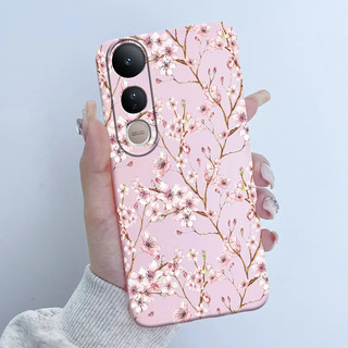 Dành Cho Vivo V50 Lite 5G 4G 2025 Ốp Điện Thoại Hoạt Hình Dễ Thương Gấu Trúc Họa Tiết Hoa Vỏ Màu Kẹo Silicon Mềm TPU Ốp Lưng Cho Vivo V50Lite Vỏ