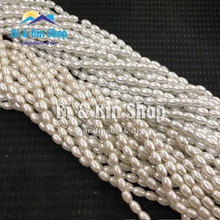 Hạt Trai Chuỗi Ngọc Nhân Tạo Hình Lu Thống Làm Dây Chuyền, Vòng Tay, Trang Sức Handmade