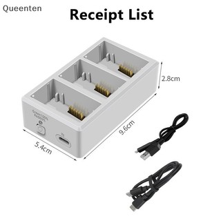 Trung Tâm Sạc Pin Queenten Cho DJI Mini 4 3 Pro Sạc Pin Trạm Sạc Ba Kênh Sạc Cho DJI Mini 3 QT