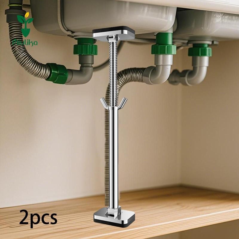 2x Undermount Bồn Rửa Chân Đế Chậu Rửa Chân Bồn Rửa Chống Trơn Trượt Cực Hỗ Trợ Nhà Bếp Thanh Hỗ Trợ