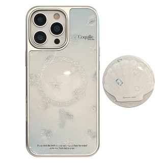 [Sheren] Vỏ Điện Thoại Giá Đỡ Vỏ Đại Dương Bằng Kính Thích Hợp Cho i16 15 14 13 12 11 pro max Vỏ Bảo Vệ Chống Sốc