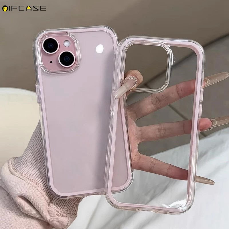 Dành Cho Redmi Turbo 4 Pro 3 13C 5G 13R K80 K70 K60 Pro K50i Ốp Điện Thoại 2 Trong 1 Màu Kẹo Đơn Giản Nhiều Màu Sắc Dễ Thương Bé Trai Bé Gái Chống Sốc Trong Suốt Vỏ Mềm Ốp Lưng