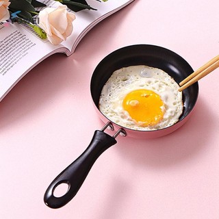 Chảo Chiên YOWEI Thép Không Gỉ Ngăn Dính Nồi Cảm Ứng Tròn Bữa Sáng Chiên Nhỏ Chảo Trứng Có Tay Cầm Dài Tiện Ích Nhà Bếp VN