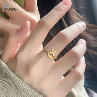 Nhẫn YOWEI Phụ Kiện Dễ Thương Làm Đẹp Hoạt Hình Anime Trang Sức Có Thể Điều Chỉnh Người Bạn Tốt Confidante Đồ Chơi Bé Gái Quà Tặng VN