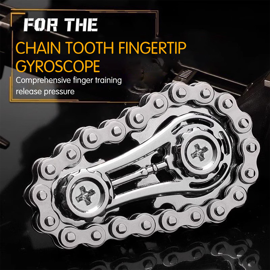 Kim Loại Xe Đạp Dây Xích Bánh Răng Fidgets Spinner Cảm Giác Xe Đạp Dây Xích Bánh Răng Nhẫn Đồ Chơi Quà Tặng Cho Bạn Bè Thành Viên Gia Đình