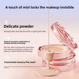 Vỗ tay o vỗ tay Air Cushion BB Cream Kem che khuyết điểm có độ bóng cao Hydrated Nhẹ Lotion Dưỡng ẩm tự nhiên mà không cần trang điểm Chống thấm nước Mặt Air Cushion BB Cream