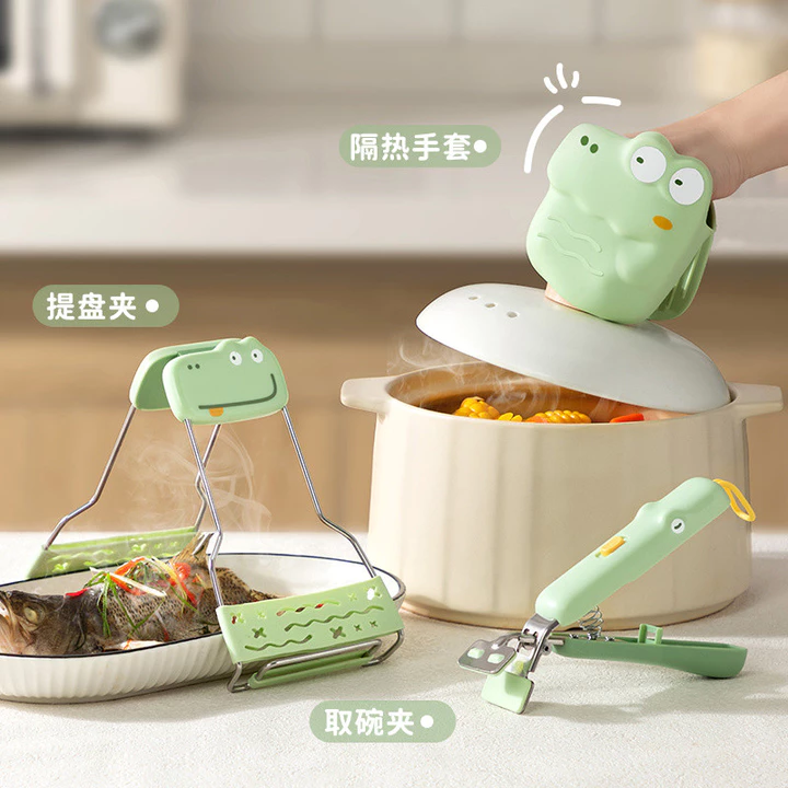 Ưu đãi khách mới, Găng tay chống bỏng, Kẹp bát đĩa chống bỏng, Chống trượt, Silicone chịu nhiệt, Chịu nhiệt 230 độ, Dụng cụ nhà bếp, Đồ dùng nhà bếp, Lò nướng, Lò vi sóng, Tiện ích gia dụng