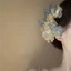 Kẹp Tóc Hoa MERIGGIARE, Vuốt Tóc Hoa Lãng Mạn, Bướm Thanh Lịch Nhựa Bên Nổ Kẹp Bên Kẹp Tóc