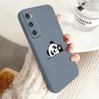 Panda Nhãn Dễ Thương Ốp Lưng Điện Thoại Realme 14T Note 60 60X GT Neo 5 3 2 3T Master Edition Q3 Pro Ốp Lưng Silicon Mềm Chống Sốc
